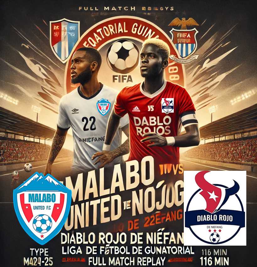 HISTORIC FIRST: MALABO UNITED & DIABLO ROJO FEATURED IN FIFA BROADCAST